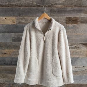 ❗last chance❗NWT marled sherpa pullover